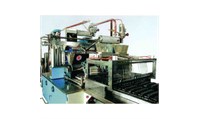 Automatic lollypop production by moulding with straw