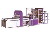 High speed automatic and electronic cutting and sealing machine for 3 layers with servo motors